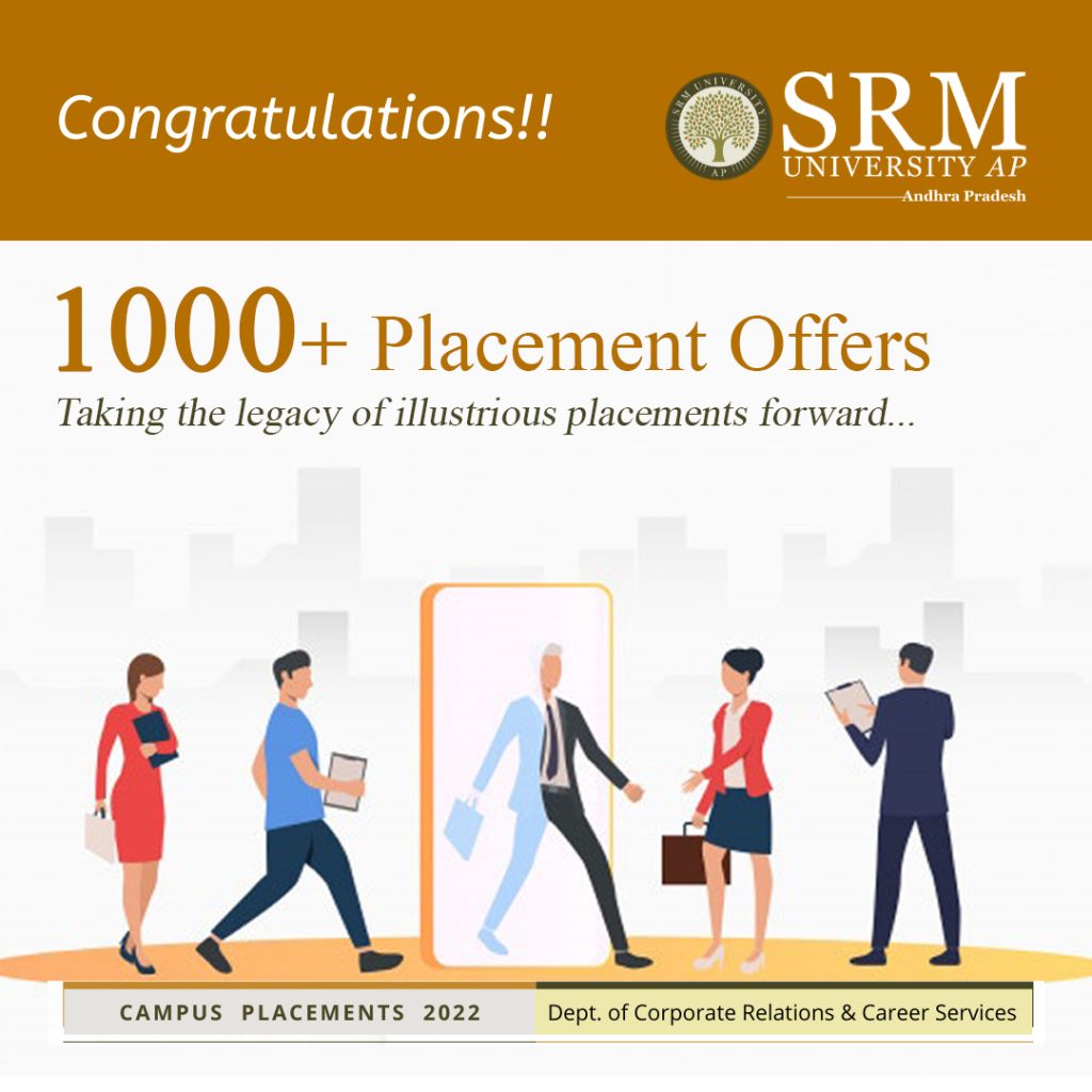 1000 Placement Offers SRM University AP Andhra Pradesh