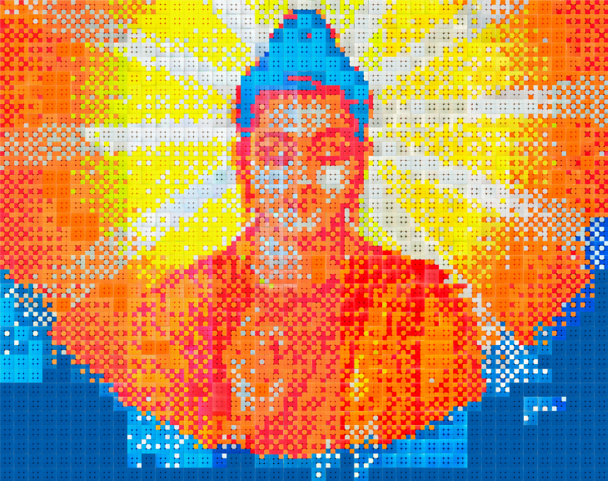 Buddha mosaic