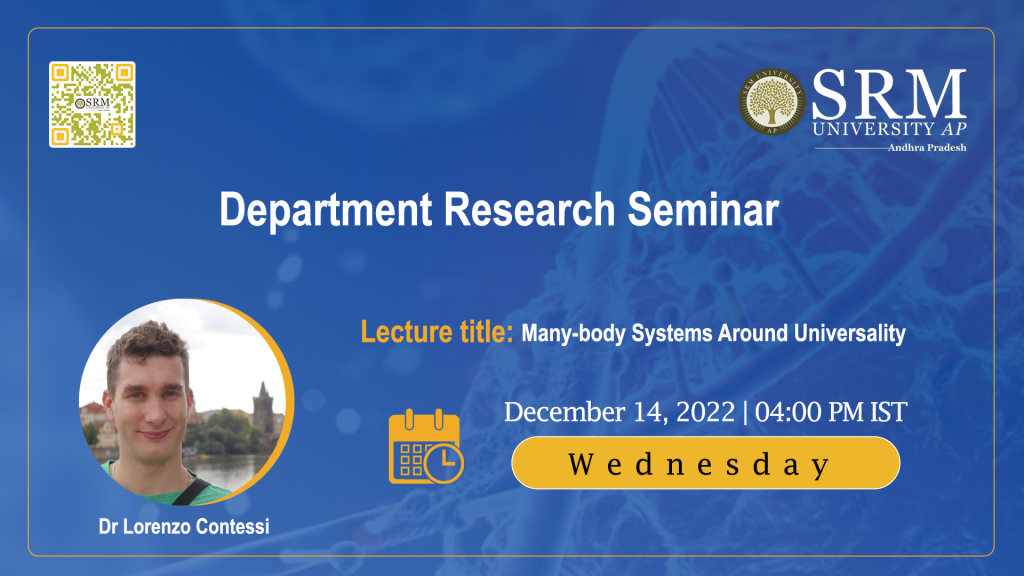 Department Research Seminar